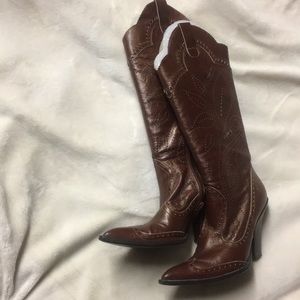Leather BCBG Boots!